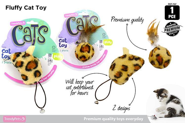 1 Pcs Animal Print Cat Toy