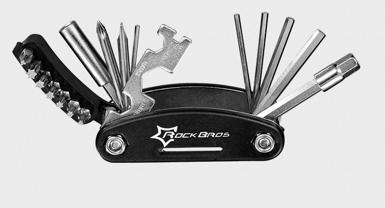 16 in 1 Bicycle Mountain Bike Multi-Repair Maintenance Tools Set Kit (GJ8002) - Glowish