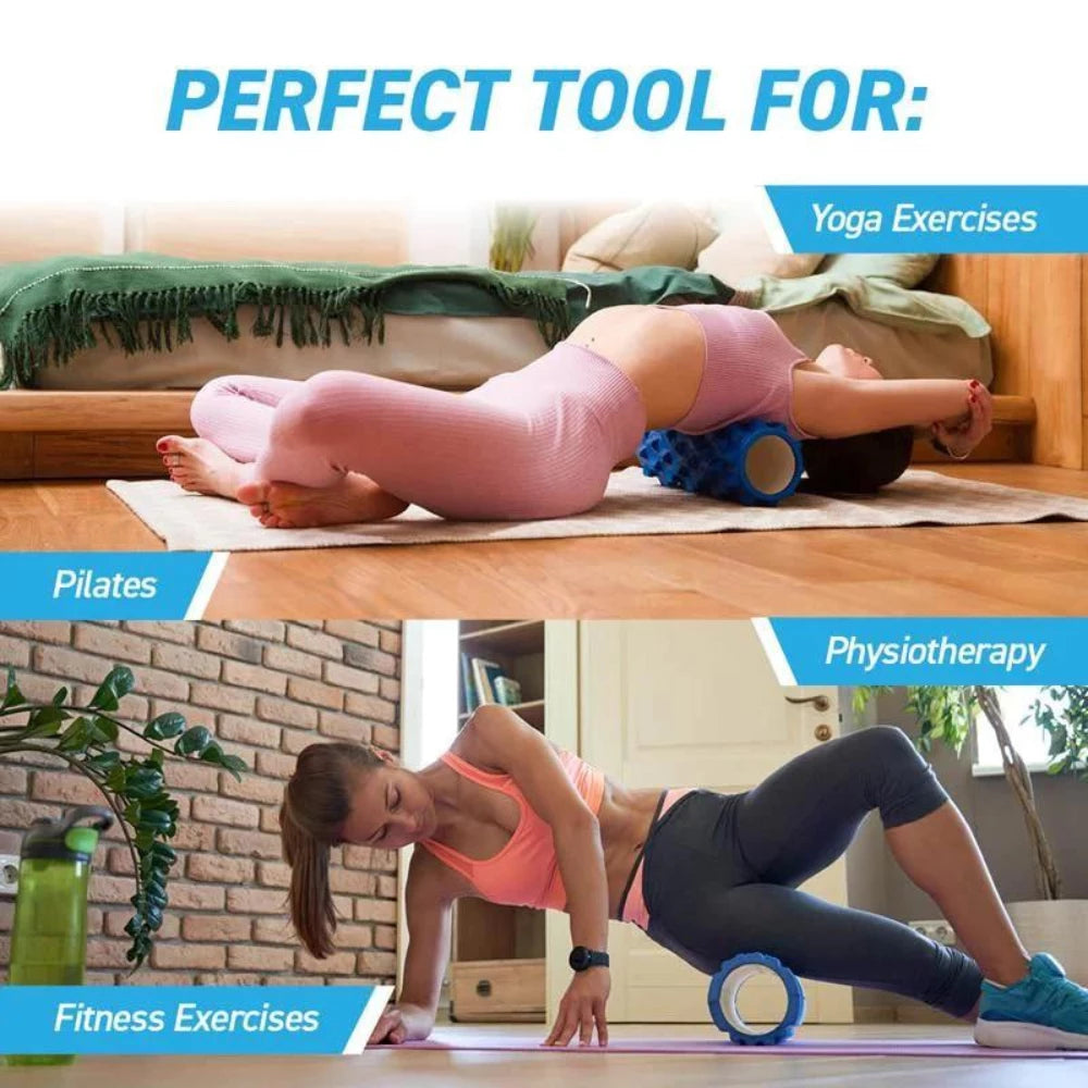 SAS Firm Muscle Roller 33cm x 14cm Blue