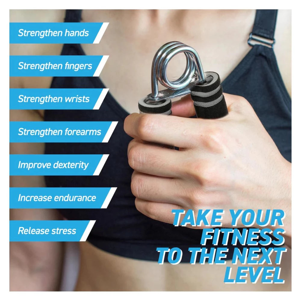 SAS Sports Hand Grips, Heavy Sturdy Springs (12.5 x 8cm) 2pack