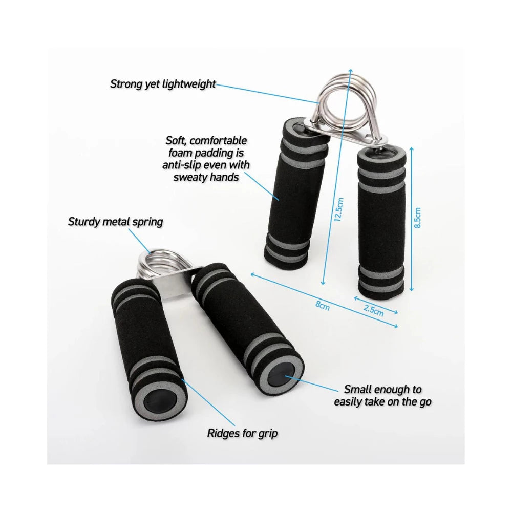 SAS Sports Hand Grips, Heavy Sturdy Springs (12.5 x 8cm) 2pack