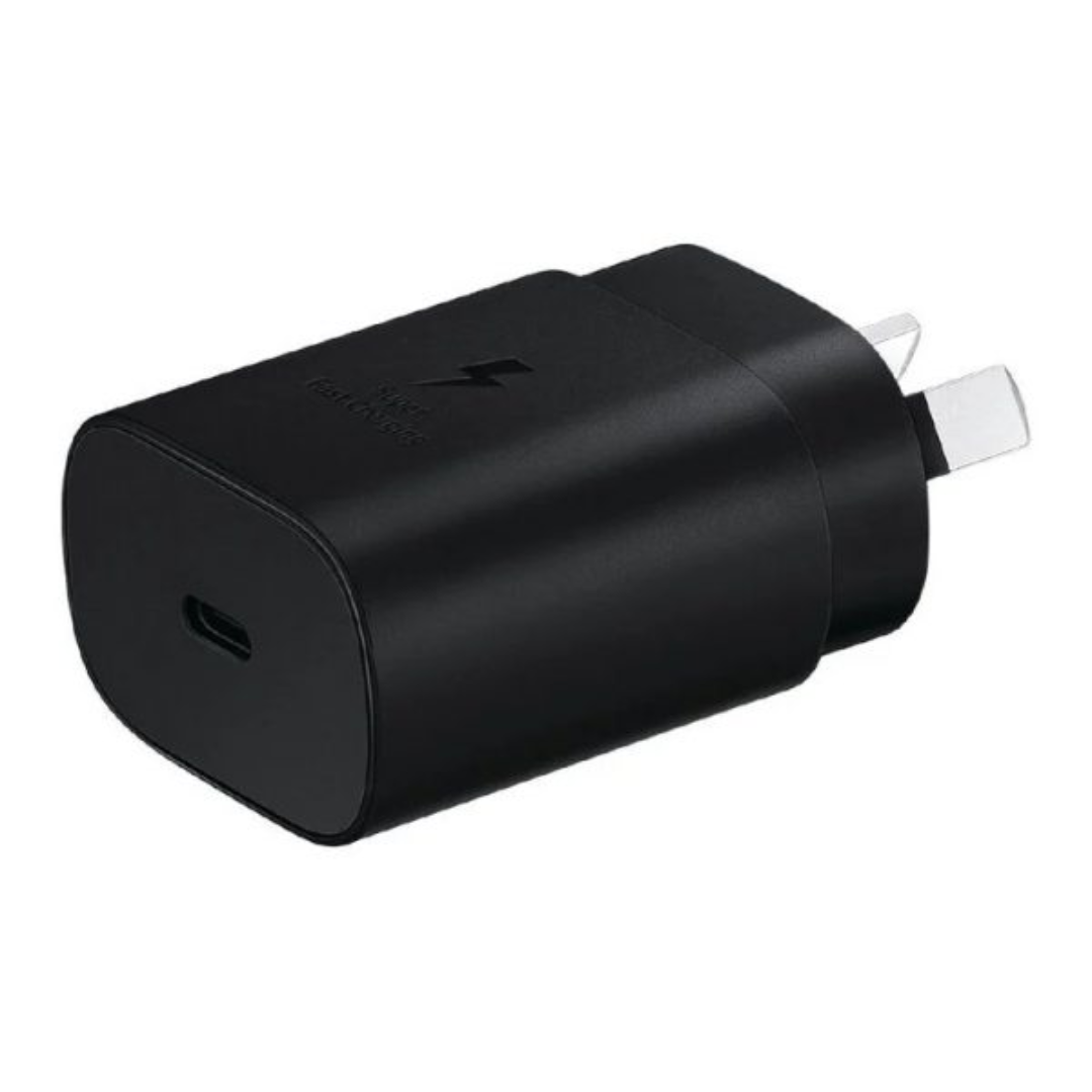 Samsung 25W TYPE-C PD Fast Charging Wall Charger – Black, Super Fast Charge