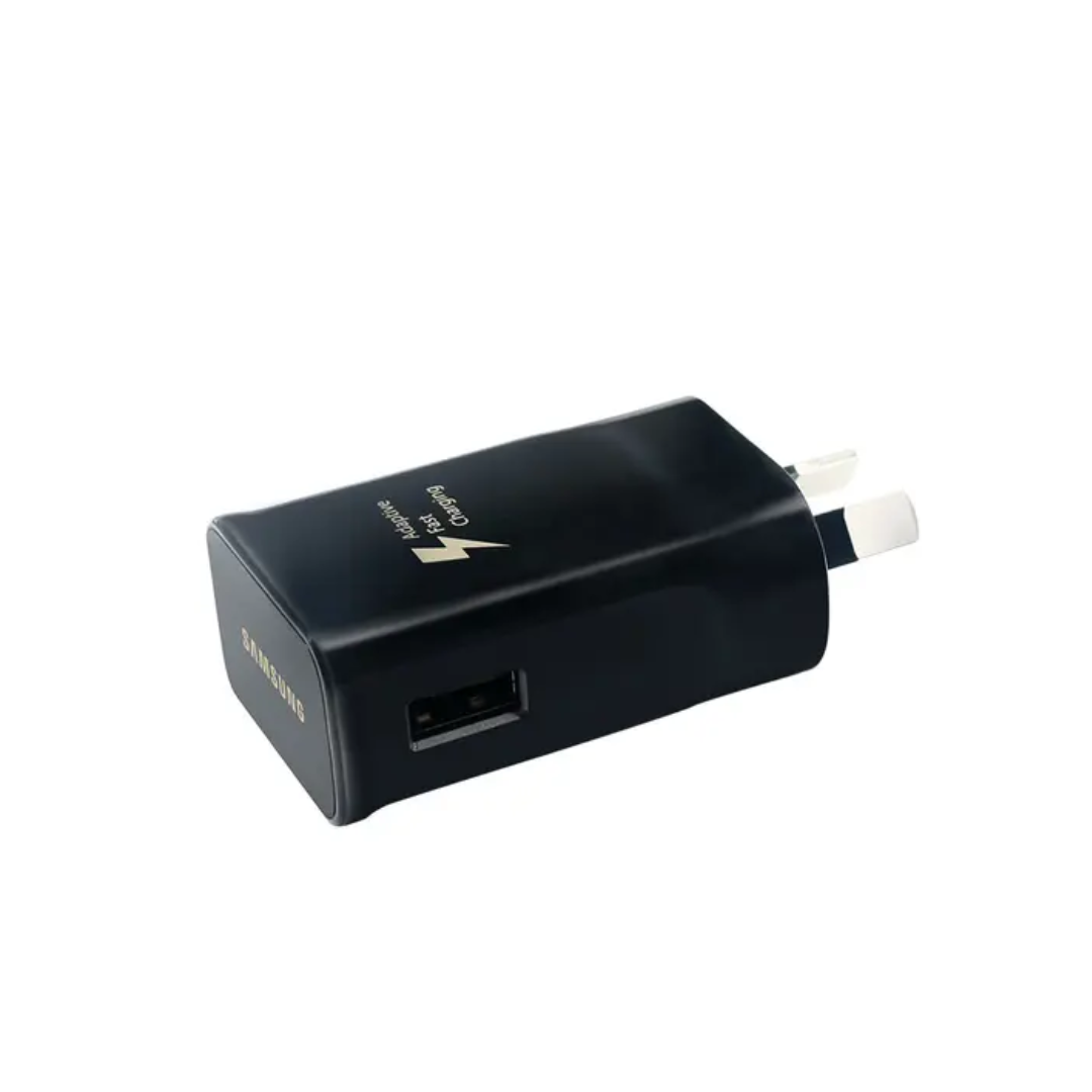 USB Fast Charging Travel Adapter (9V) Compatible Samsung Fast Charger BLACK