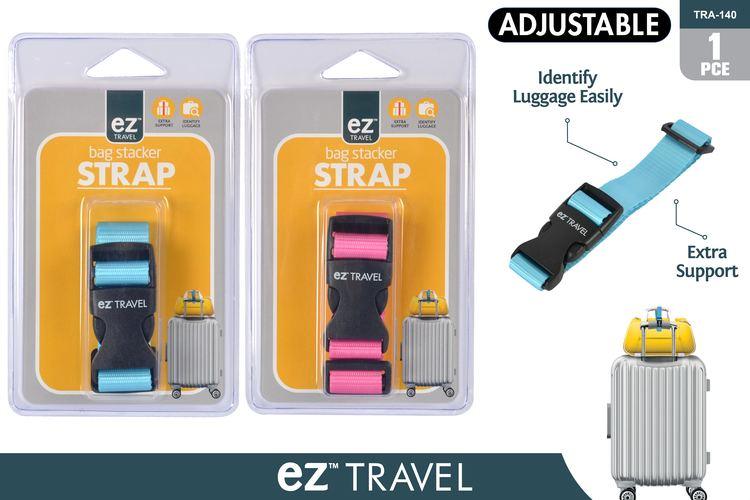 EZ Travel bag stacker Strap Pink - Glowish