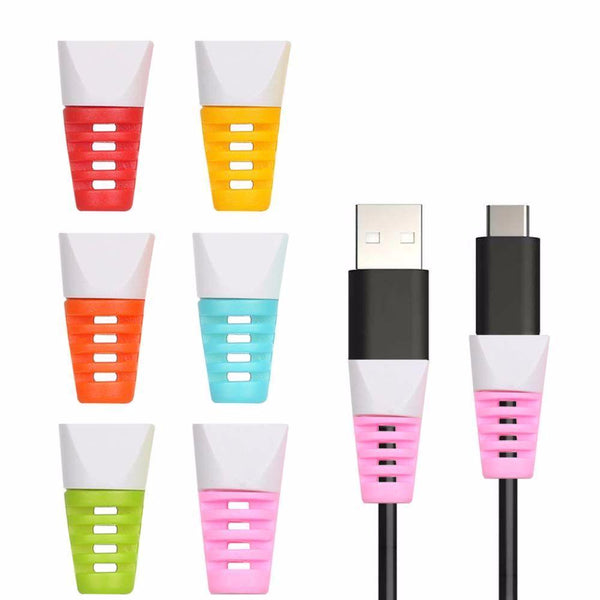10 pcs/pack Cable protector For iPhone Android USB Earphone Cover