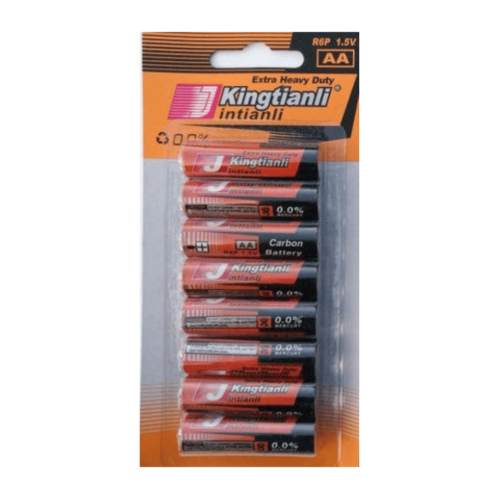 AA Heavy Duty Batteries 8 Pack Kingtianli - 2x pack