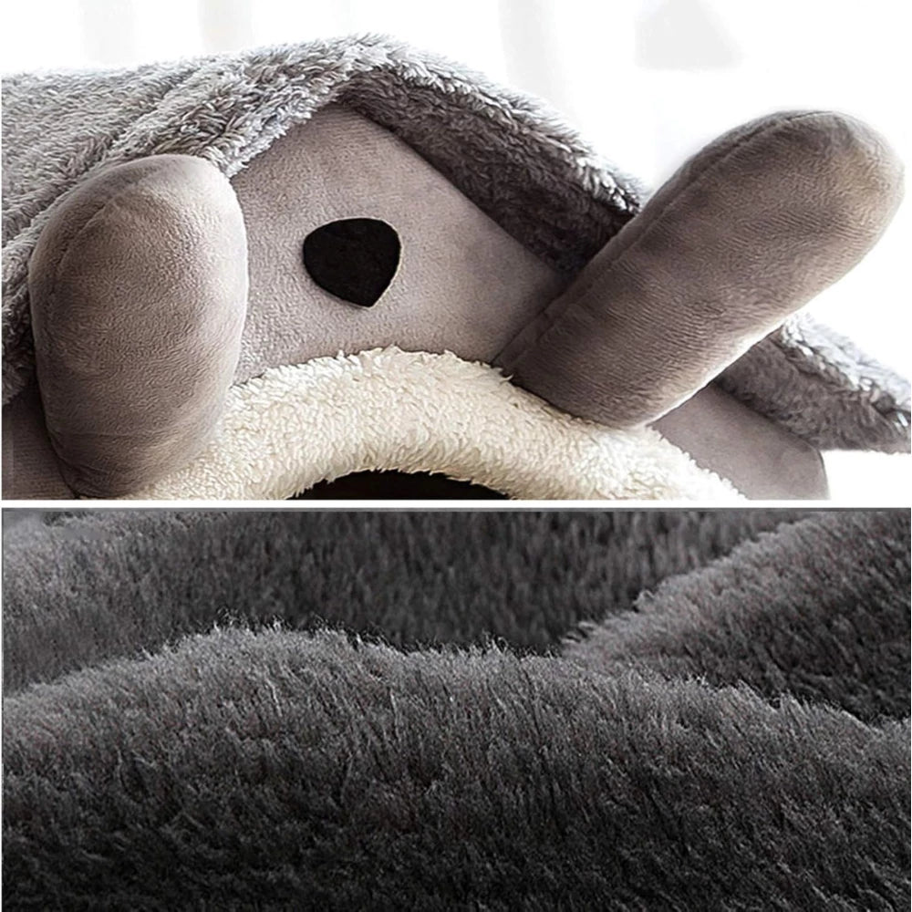 Cozy Foldable Pet Cave Bed – Small Dogs & Cats