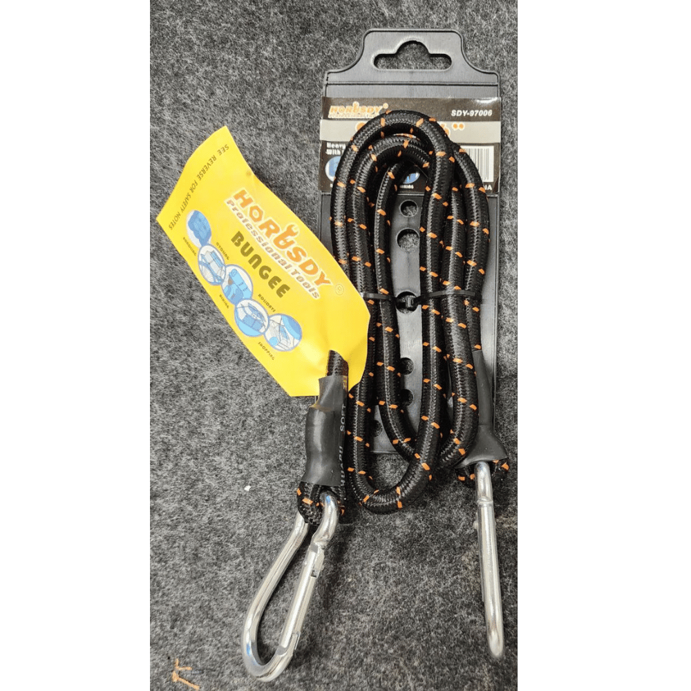 Heavy Duty Bungee Cord Elastic Tie Strap String Carabiner Hooks