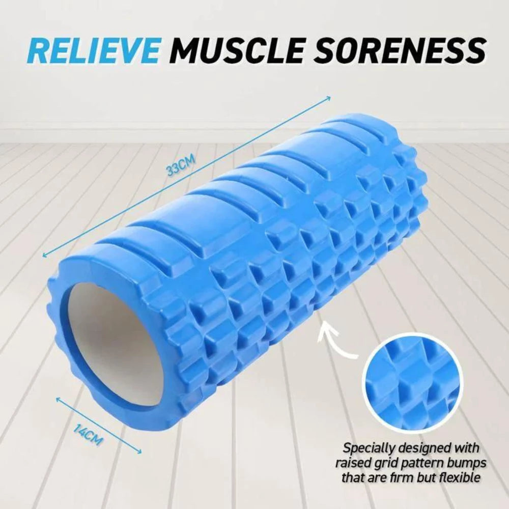 SAS Firm Muscle Roller 33cm x 14cm Blue