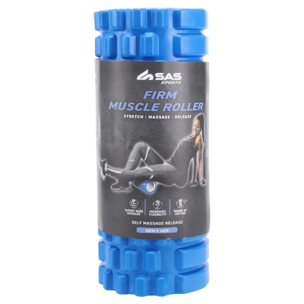 SAS Firm Muscle Roller 33cm x 14cm Blue