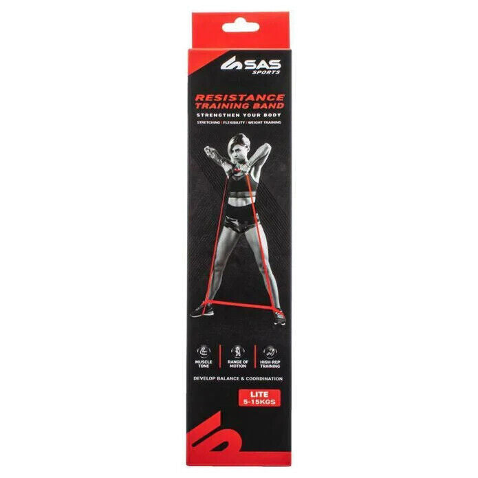 SAS Sports Light Resistance Training Bands 5-15kg Muscle Tone Fitness & Yoga 208