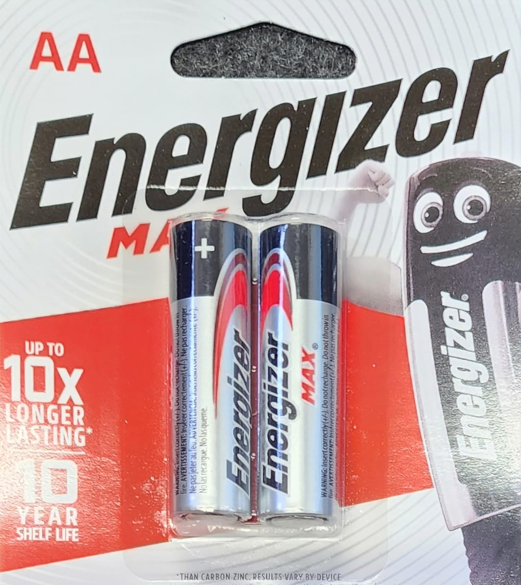 Energizer Max AA Battery 2pk = 3 set