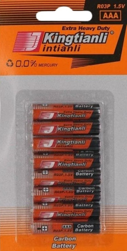 Kingtianli Battery AAA 8pk - 2x pack