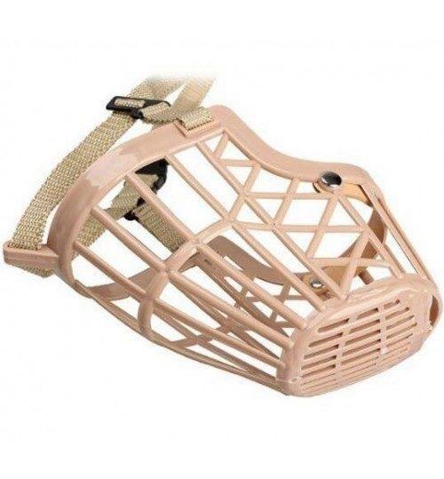 Adjustable Strong Plastic Dog Muzzle Basket - Medium - Glowish