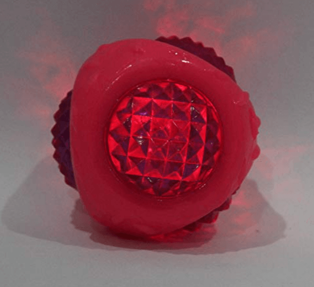 Dog Toy - Pet Lighting Ball - Dark Pink - Glowish