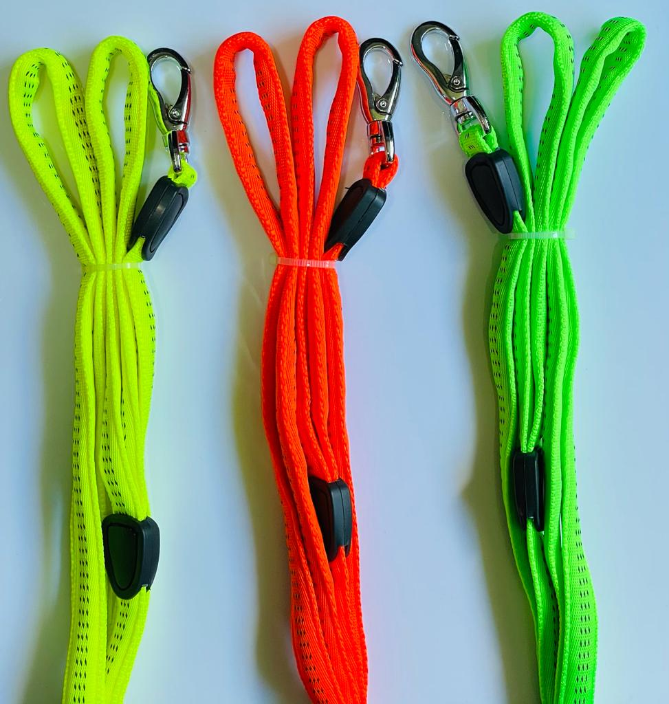 Fluro Nylon Dog Lead 120 cm - Glowish