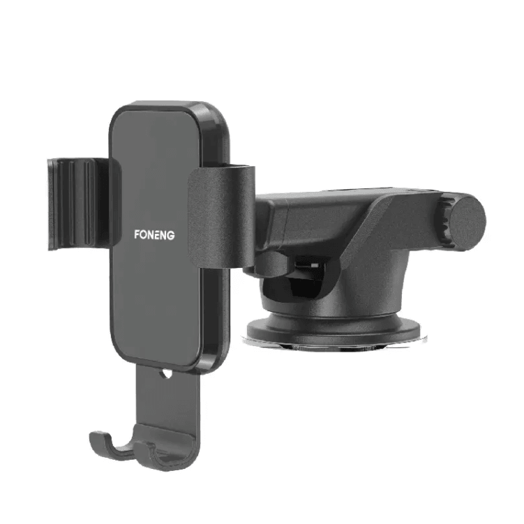 FONENG Suction cup gravity Car mount holder - Black - Glowish