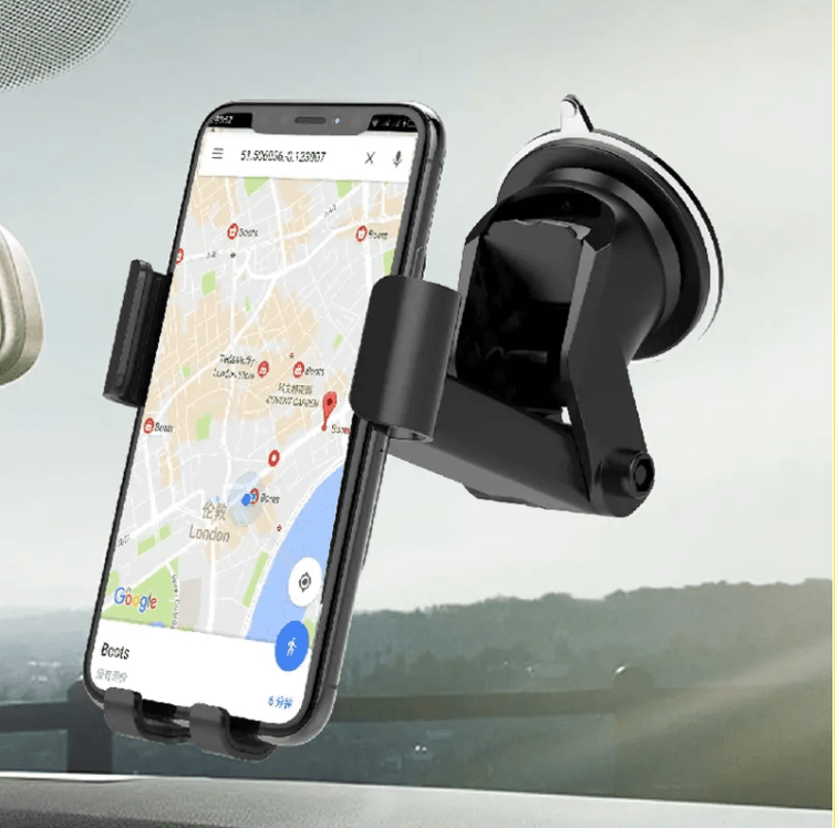 FONENG Suction cup gravity Car mount holder - Black - Glowish