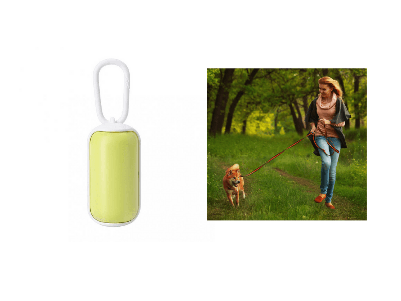 Pet Waste Bag Holder - (Green) - Glowish