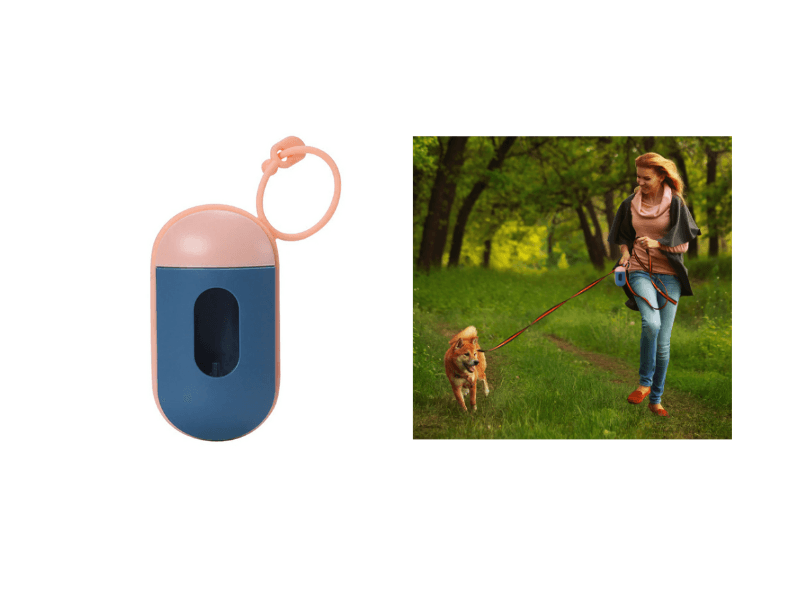 Pet Waste Bag Holder - (Navy Blue) - Glowish