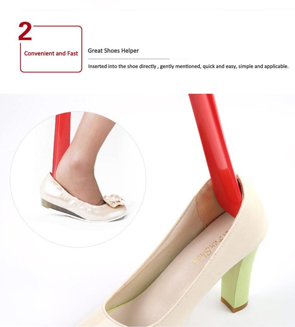 Plastic Spoon Shape Shoehorn - 1Pcs - Glowish