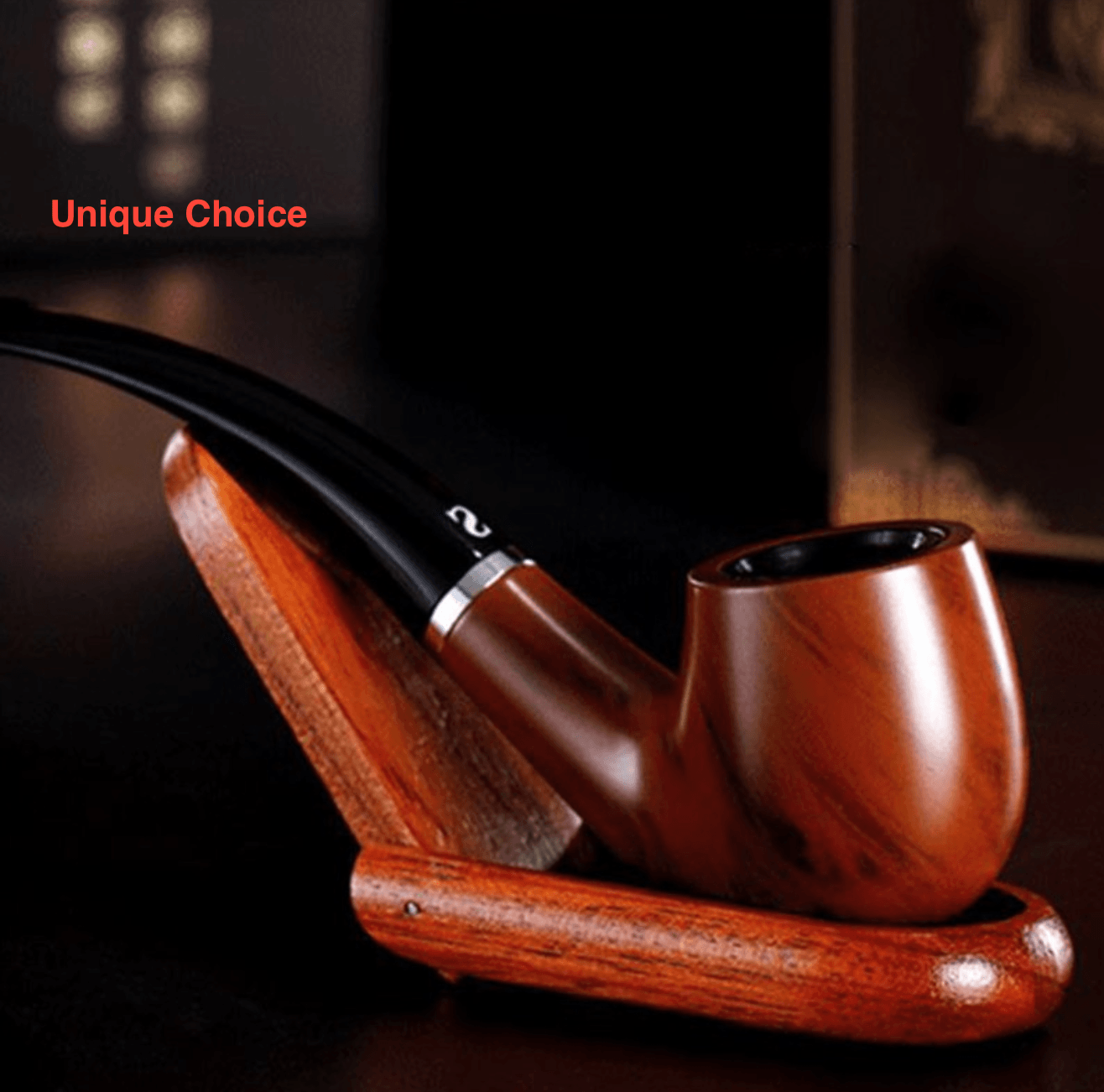 Tobacco Smoking Bakelite Pipe - Handmade High Quality - Glowish