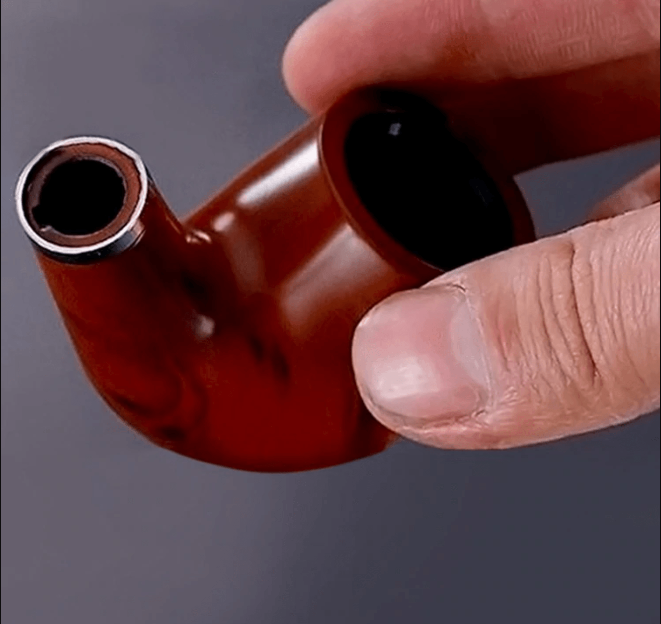 Tobacco Smoking Bakelite Pipe - Handmade High Quality - Glowish