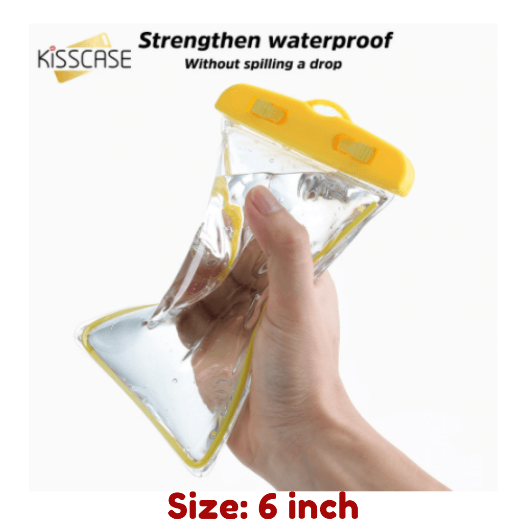 Universal Waterproof Pouch Transparent Phone Case 6.0" - Glowish